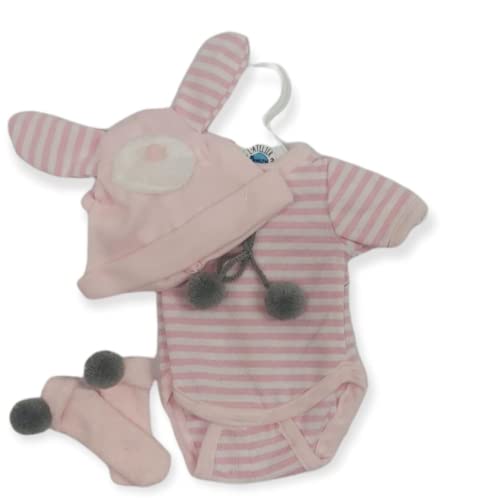 Body Rayé Rose Réf: 5039-22 extensible à pressions faciles
