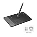 Price comparison product image Huion 420 (black) 4x2.23 inch drawing tablet OSU! Graphics tablet signature pad for Mac/Windows - Ideal for Work from Home & Remote Learning