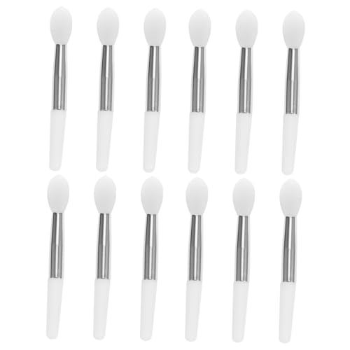 PartyKindom 12pcs Silicone Lip Makeup Lipstick Applicator Brush Set Perfect for Lip Gloss and Line