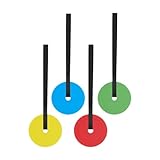 Tableau des tailles : KTUXZCI Disques cibles de Football - Ensemble de Quatre disques colorés pour entraînements de Football en Groupe. Objectif ludique et Stimulant pour améliorer Les réflexes.