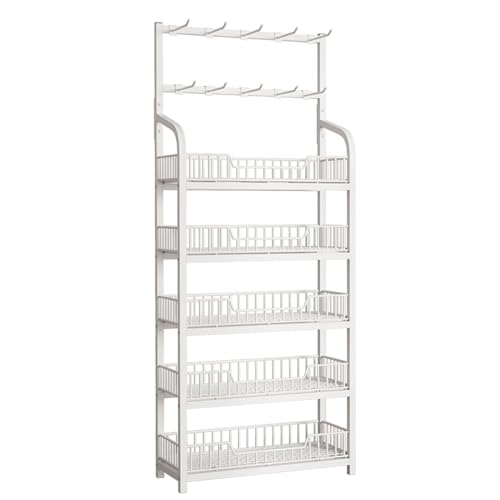 Soporte organizador de frutas y verduras para cocina y tiendas de oficina