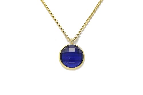 Collier de saphir bleu véritable pour éviter les bijoux ternes sans éclat - 3