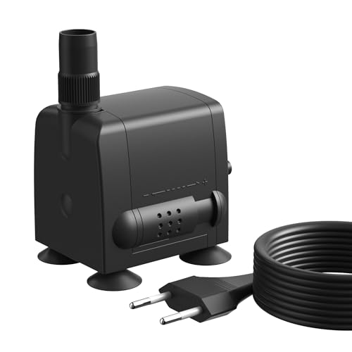 SunSun JP-032 Aquarium Pumpe 350l/h 5W kleine Aquariumpumpe für Mini Aquarium 25L kompakte Wasserpumpe für Nano Aquarien