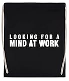 Photo Gallery luxogo looking for a mind at work borsa da palestra nero con coulisse unisex drawstring bag gym Photo Gallery luxogo looking for a mind at work borsa da palestra nero con coulisse unisex drawstring bag gym