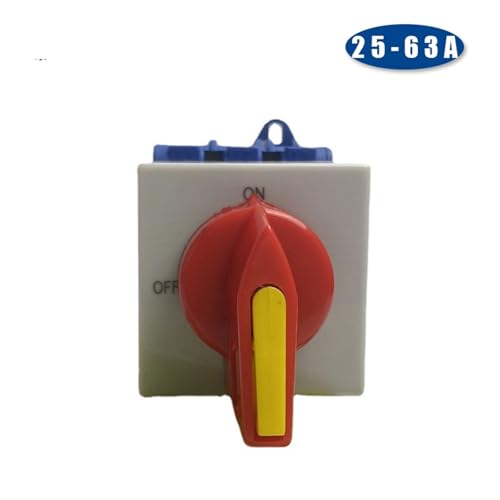 Interrupteur sectionneur triphasé 32A rail DIN commande rotative 690V YMD11-C - 4