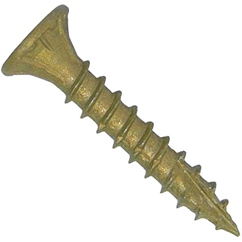 Jake Sales #8 x 1 Bronze Star Exterior Coated Wood Screw Torx/Star Drive Head - Multipurpose Exterior Coated Torx/Star Drive Wood Screws - (1 Pound - 288 Approx. Screw Count) Cover