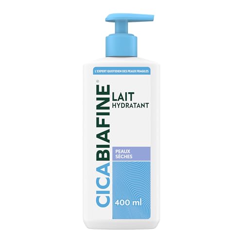 Cicabiafine | Leche corporal Hidratante Diario (frasco bomba de 400 ml) – Leche corporal para pieles secas – Leche cuidado para hidratación inmediata