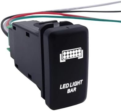 WeiSen LED Light Bar Push Switch Fit for Toyota Tacoma Tundra 4Runner etc