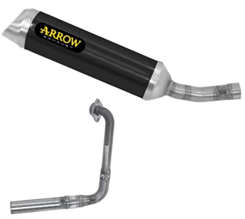Colectores y escape Arrow 51518AON Yamaha YZF R125 homologado negro