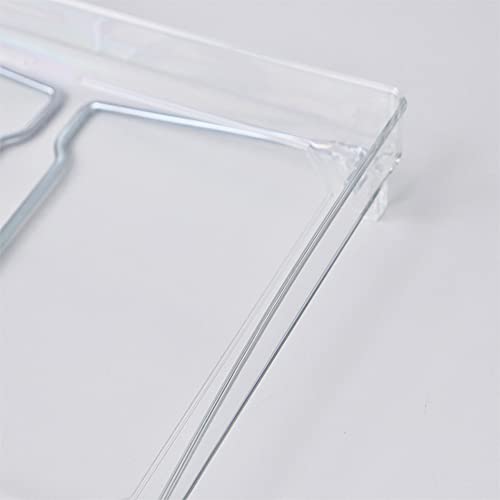 Teensery Clear Acrylic Cabinet Shelf Foldable Kitchen Counter Shelf Rack Stackable Storage Stand Organizer For Bathroom Pantry Countertop Cupboard, 1 Piece #TOP2
