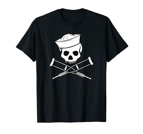 Jackass Sailor Skull & Crossbones Logo T-Shirt Cover