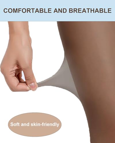 Image of 6 Pairs Sheer Tights for Women, Pantyhose for Women with Control Top