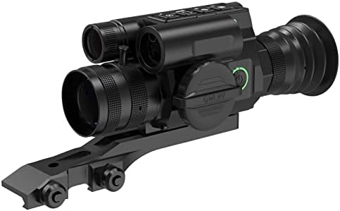 OWLNV Night Vision Digital Rifle Scope, HD Day & Night Hunting Riflescope Monocular with Rangefinder, WiFi, Gyroscope&E-Compass, IR Illuminator 850nm, iOS & Android Apps Waterproof L3-LRF
