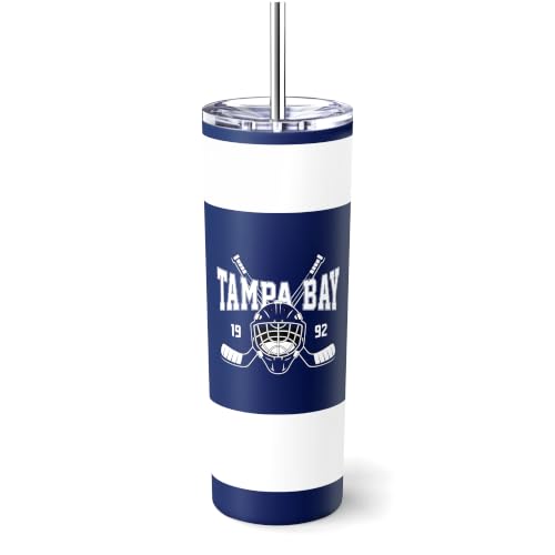 Image of ANTKING Tampa Bay Tumbler 20oz Travel Mug Custom Name Number Gifts | Stainless Steel Insulated Coffee Cup for Men Women