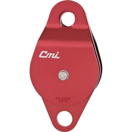 CMI 435560 Black and Red Plift Double Pulley Bucket Aluminum Sheave