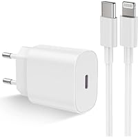 Caricatore Rapido iPhone Apple Original- Certificato MFi - Caricabatterie USB C e Cavo Lightning 2M...