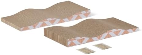 Amazon Basics Rascador para Gatos, Rascador para Gatos de Interio...