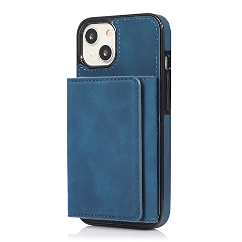 Étui pour cartes en cuir iPhone 11 bleu l'élégance à votre image