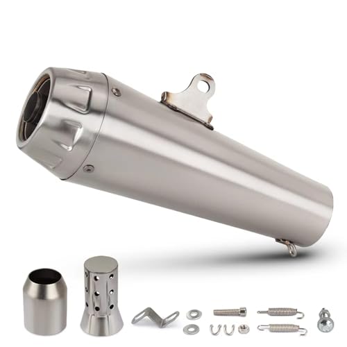 バイク用排気マフラー Compatible With R3 For R6 For MT09 用ユニバーサルオートバイ排気テールパイプオートバイ排気パイプ修正マフラーと互換性あり