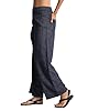 EELOTILE Women's Linen Blend Jeans Low Rise Wide L... #1