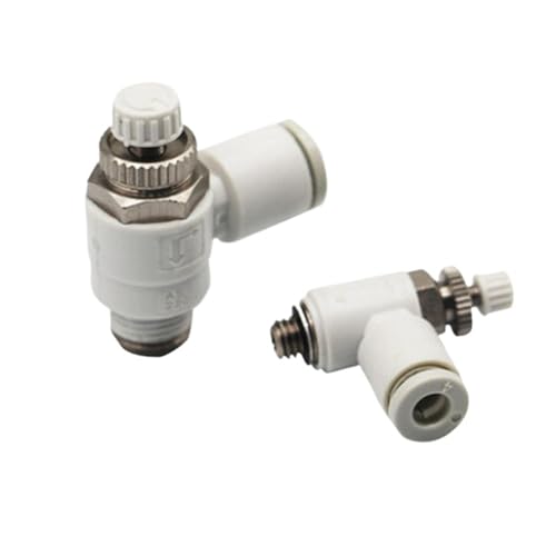 Regulador AS2201F-01-02-08SA tipo codo para control de flujo neumático 3