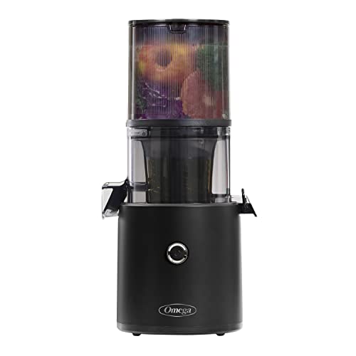 Omega Juicer Jc2022Bk11 Slow Masticating Cold Press Vegetable And Fruit Juice Extractor Effortless Series For Batch Juicing With Extra Large Hopper For No-Prep, 68-Ounce Capacity, 150-Watts, Black #TOP4