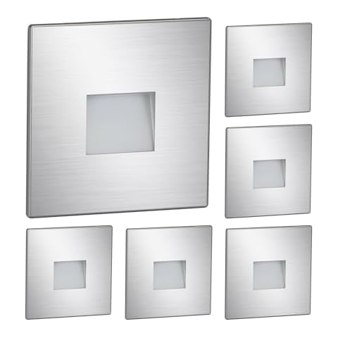 ledscom.de 6 LED Staircase Light for Indoor and Outdoor Cover