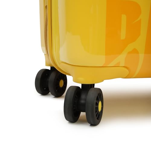 Image of YAYAVAR Batman Kids Trolley Suitcase - 65L | Hard-Sided Printed Luggage with 8 Wheels, Number Lock, Scratch Resistant, Lightweight Trolley Bag (60cm)