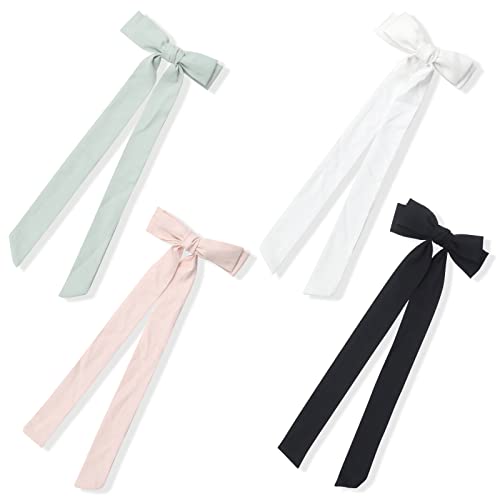 Pack de 4 Pinzas con Lazos Satinados para el Cabello miniatura 6
