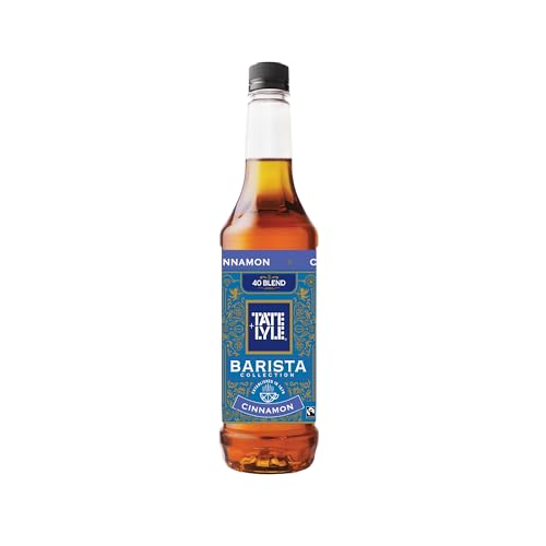 Tate & Lyle Fairtrade Cinnamon Syrup for Coffee & Cold Drinks - 1L
