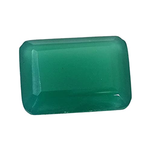 Onyx vert naturel véritable contre les imitations, 9,50 carats certifiés