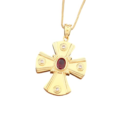 Collier pendentif croix, cadeau idéal en chaîne ras du cou femme