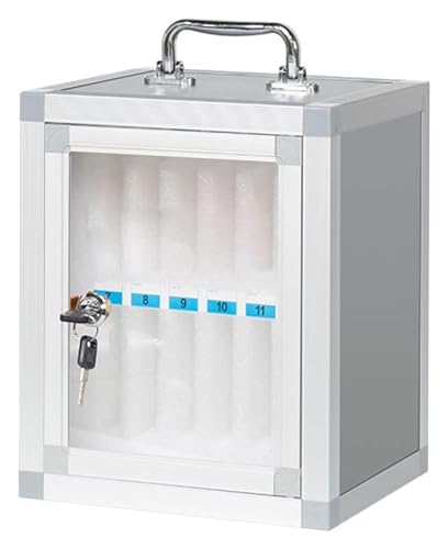 Cell Phone Locker, Cell Phone Locker Cabinet, Portable Mobile Phone Storage Box,Mobile Phone for Company Conference Room(12)