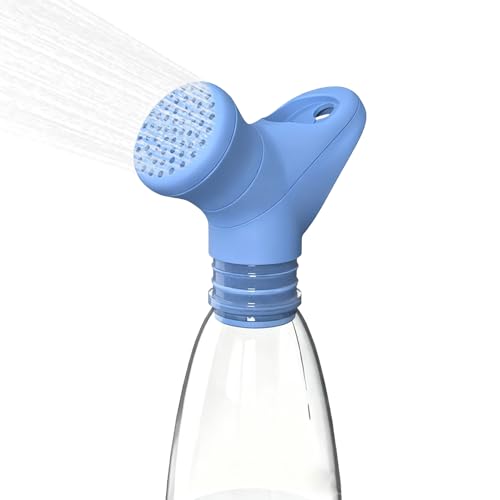 Cabezal de ducha para botella de agua – Aspersor de cabeza de botella | Pulverizador portátil | Cabezal de ducha de camping con bomba de botellas de agua, para pesca, camping, senderismo