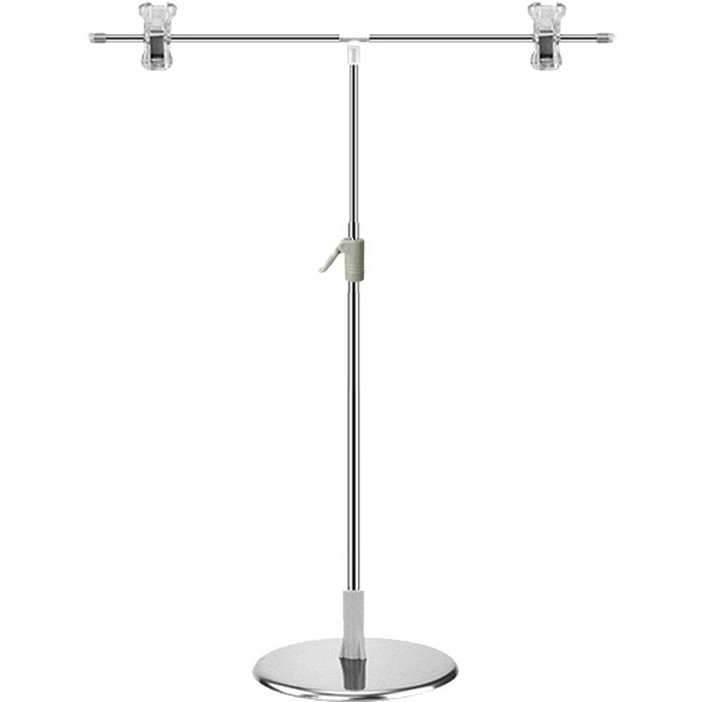 Lpitoy Photography Photo Backdrop Stands Adjustable T-shape Background Frame Support System Stands with Clamps for Video