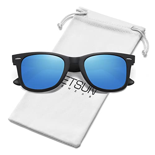 Image of MEETSUN Polarized Sunglasses for Women Men Classic Retro Square Frame Driving Sun Glasses UV Protection