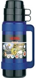 Thermos Mondial 32 Flask Black/Green/Blue 1.0L 457464