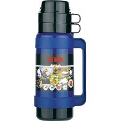 Thermos Mondial 32 Flask Black/Green/Blue 1.0L (457464)