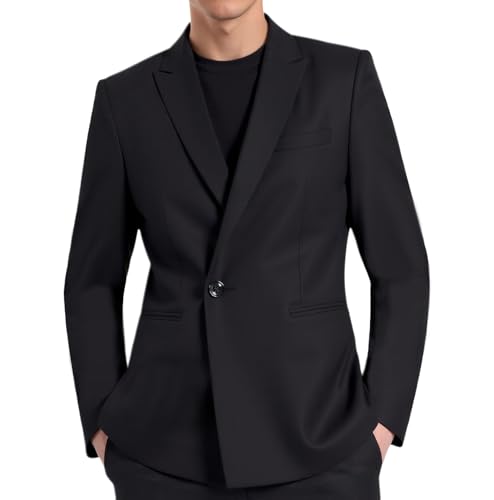 Beninos Mens Sport Coat Casual Blazer Peak Lapel Business Suit Jacket