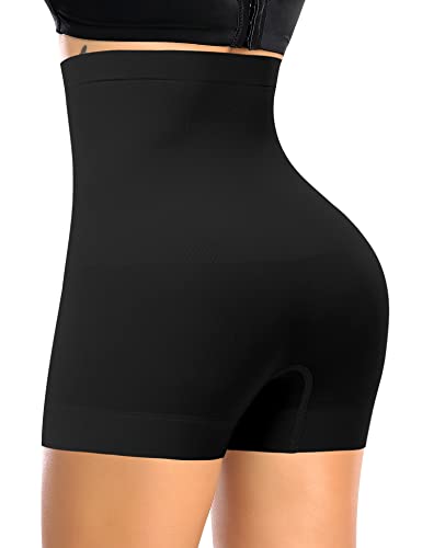 Image of Werena Seamless Slip Shorts for Women Under Dress Shaping Boyshorts Panties Tummy Control Shapewear