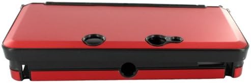 Snap-On Hard Case for Nintendo 3DS, Aluminum Finished, Red