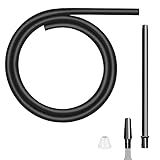 Premium Shisha Schlauch mit Mundstück, Endstück und Gummidichtung, Shisha Schlauch Set für alle Wasserpfeifen