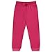 BTween Kids Girls Fashion Stretch Waist Ultra Soft Jogger Pants Set 3 Pack Bundle, Raspb,4/5
