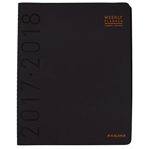 AT-A-GLANCE Academic Weekly / Monthly Appointment Book / Planner, July 2017 - June 2018, 8-1/4" x 10-7/8", Color Will Vary (70957X00)