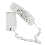 Trimline Corded Phone - Phones for Seniors - Phone for Hearing impaired - Choctaw White - Retro Novelty Telephone - an Improved Version of The Princess Phones in 1965 - Style Big Button