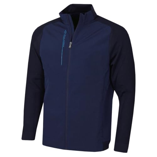 Oscar Jacobson Mens Highbank Lightweight Wind Resistant Golf Jacket