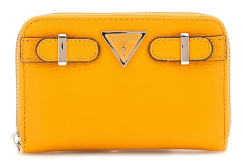 Portefeuille GUESS Eco Ali Zip Around en Marigold avec fermeture éclair chic