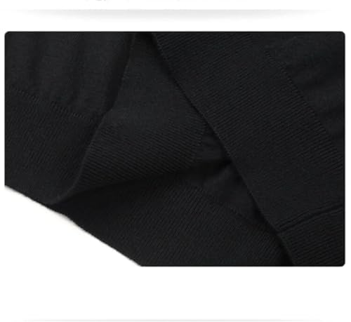 Men Summer Thin O-Neck Wool Short Sleeve Mockneck Knitting Sweater Pullovers2