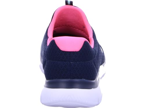 Image of Skechers Women's Summits Sneaker, Navy /Pink, 11 M US
