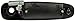 Dorman 79376 Exterior Door Handle Compatible with Select Dodge / Mitsubishi Models, Textured Black (OE FIX)